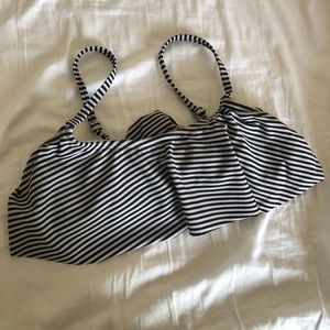 striped bikini top